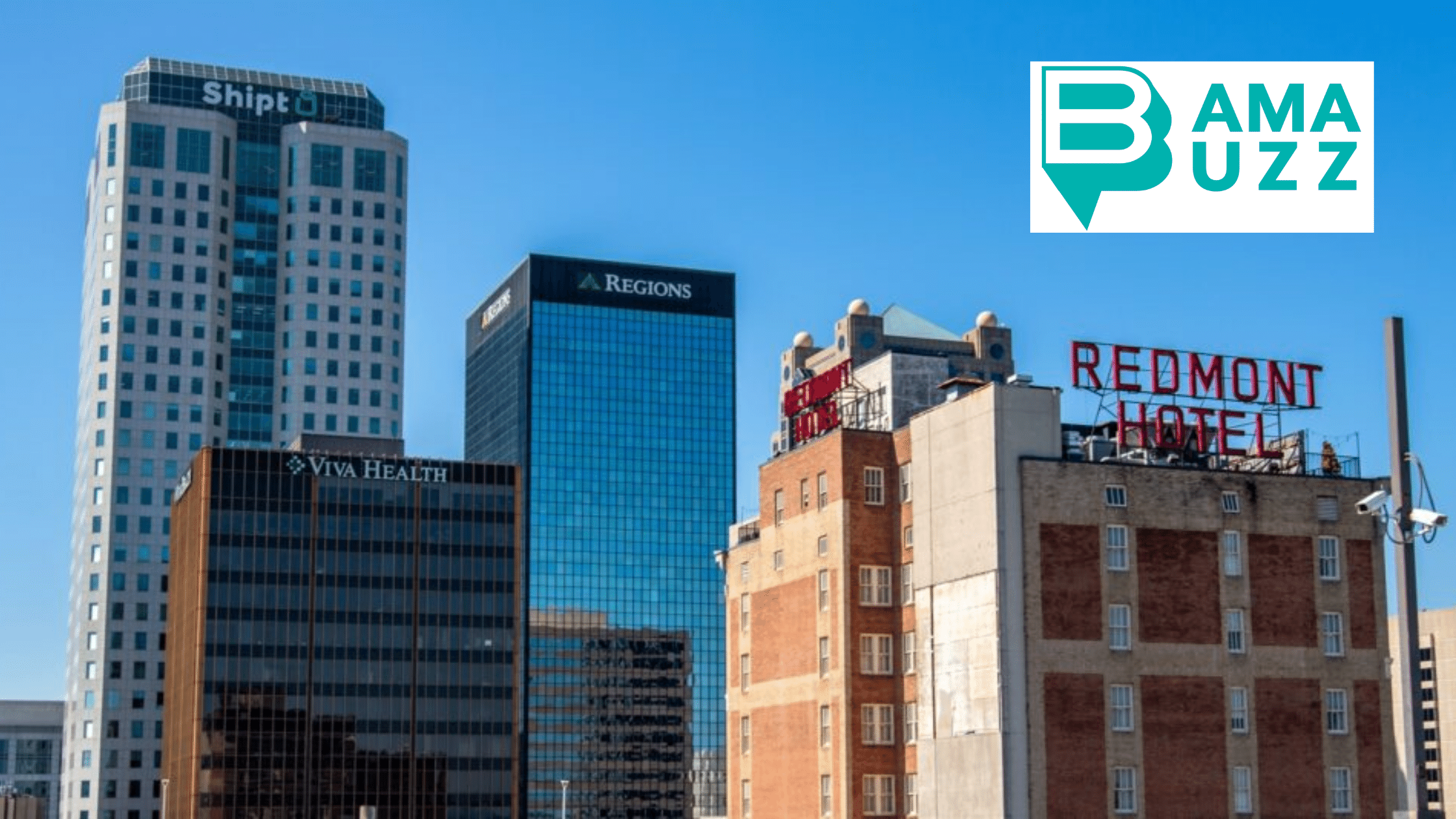 Birmingham skyline for Bama Buzz story on Alabama startups including Boulo Solutions staffing company